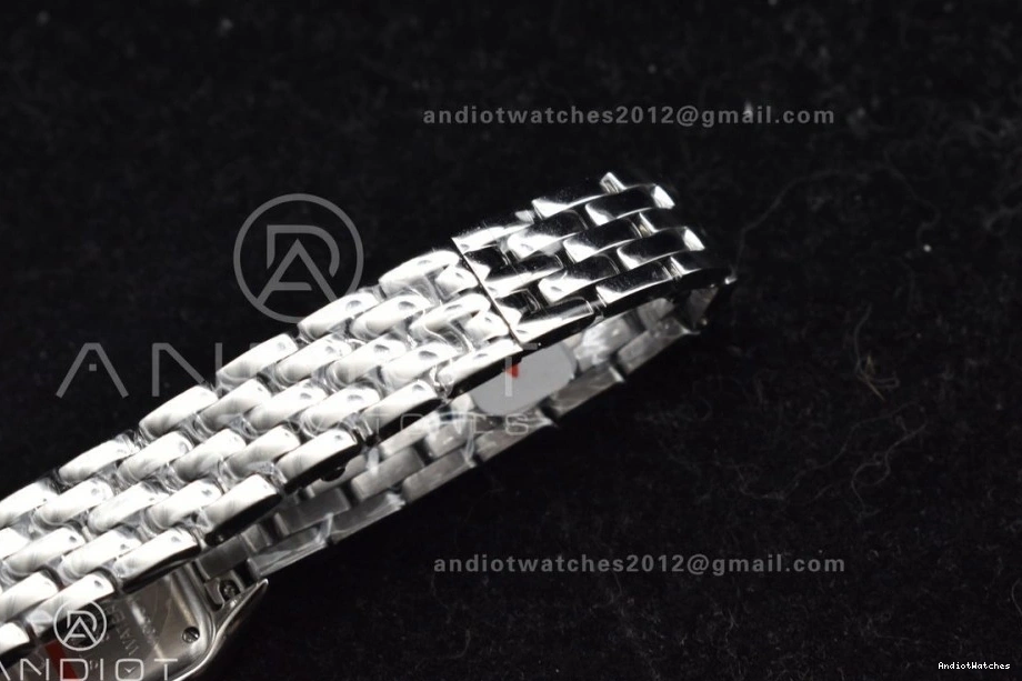 Edition Panthère BVF Best Dial on 1006 22mm 1:1 Quartz Ronda SS SS White Bracelet Snug Diamonds Bezel 0330